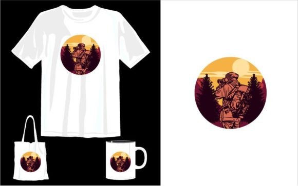 Camera Nature Photography T-shirt Design