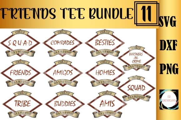 Friends T Shirt Svg Bundle