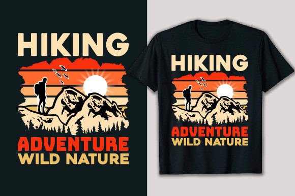 Hiking Adventure Wild Nature T-shirt Graphics