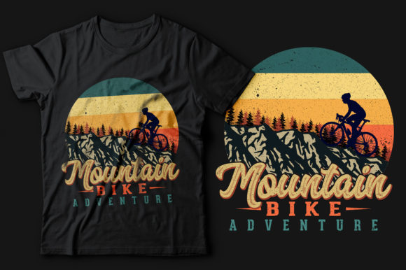 Mountain Bike Adventure T-Shirt Design Graphics