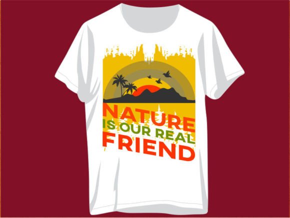 Nature T-shirt Design for Print