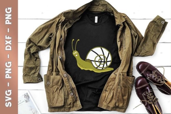 Snail Moon Nature Gift Idea Basketball Graphics
