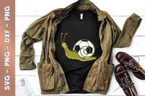 Snail Moon Nature Gift Idea Football Graphics