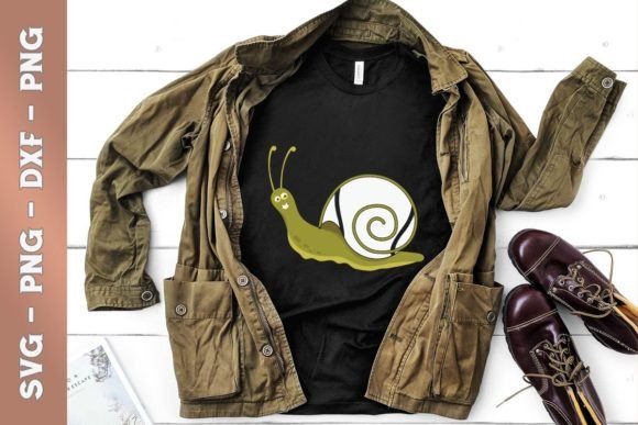 Snail Moon Nature Gift Idea Graphics