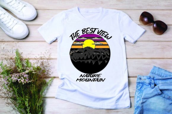 The Best View Nature Svg T-Shirt Design