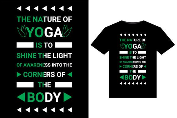 The NATURE of YOGA T-Shirt Designs