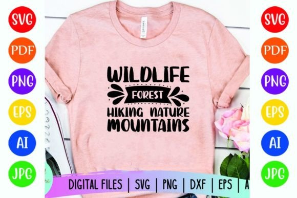 Wildlife Forest Hiking Nature Mountains Graphics
