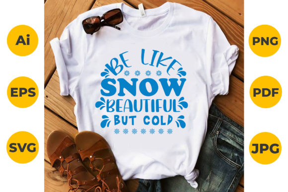 Winter T-Shirt Design Graphics for Small Business Branding